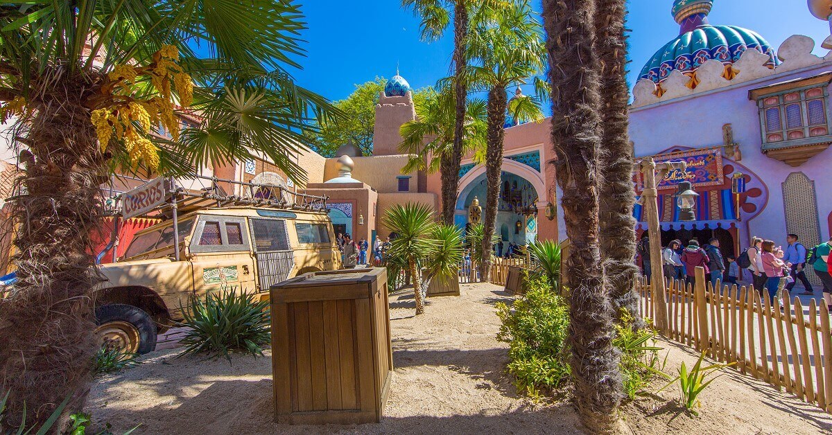 Adventureland Entrance of Adventureland coming from Central Plaza