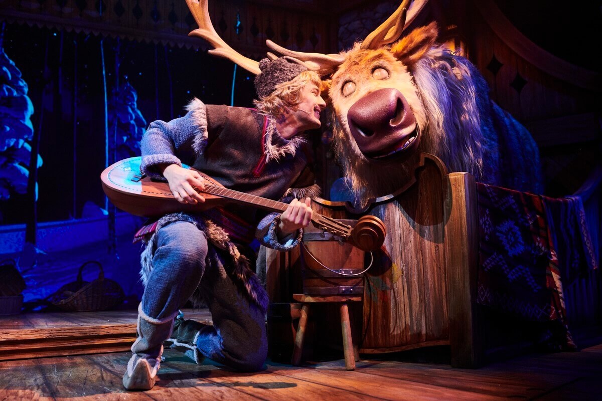 Frozen: Kristoff and Sven Kristoff and Sven in the stable at the show Animation Celebration