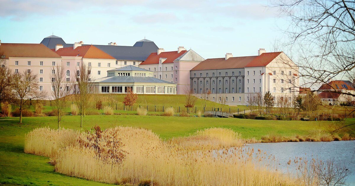 B&B Hotel Val de France The B&B hotel at Disneyland Paris, themed after a monastery