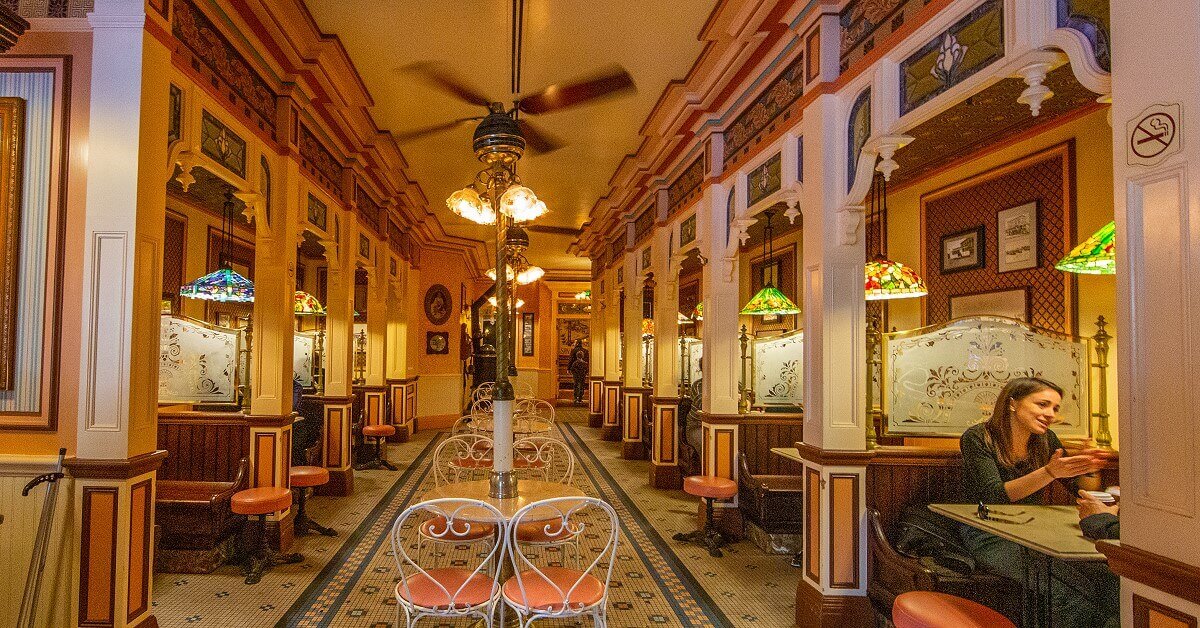 Cable Car Bake Shop View of the beautifully designed seating area of the Cable Car Bake Shop