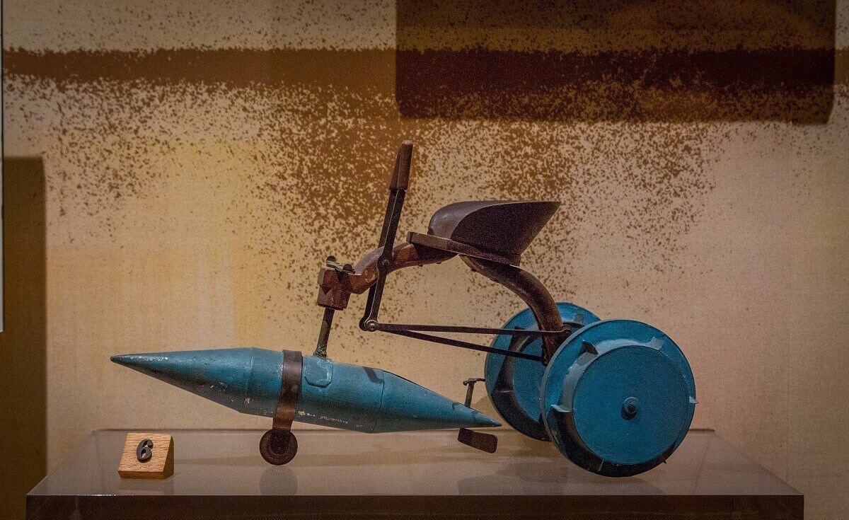 Model of a tractor Model of a tractor