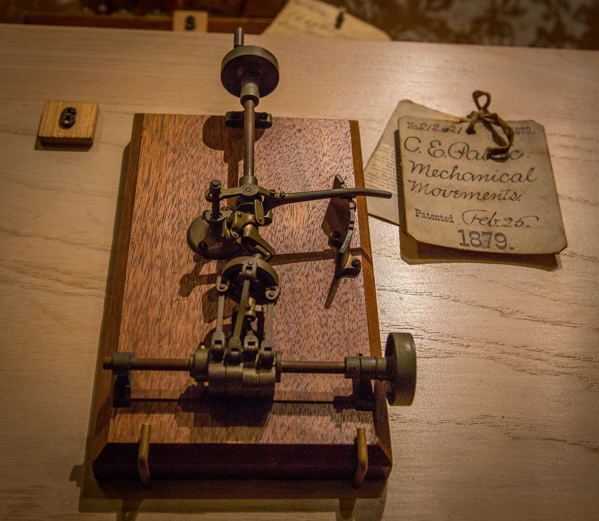 Patent model from 1879 Patent model from 1879