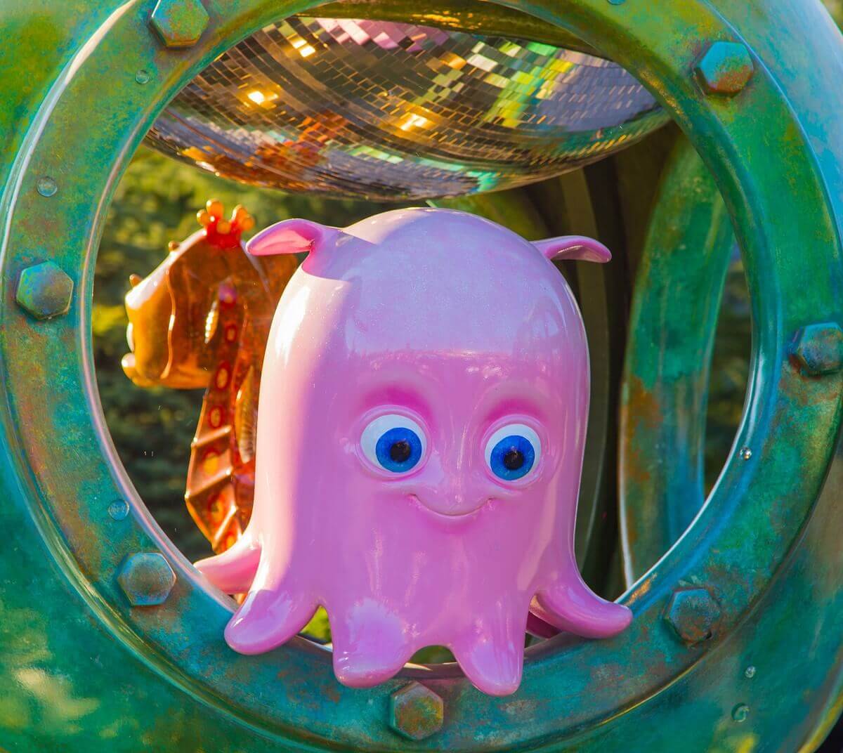 Octopus pearl Close up of little octopus pearl