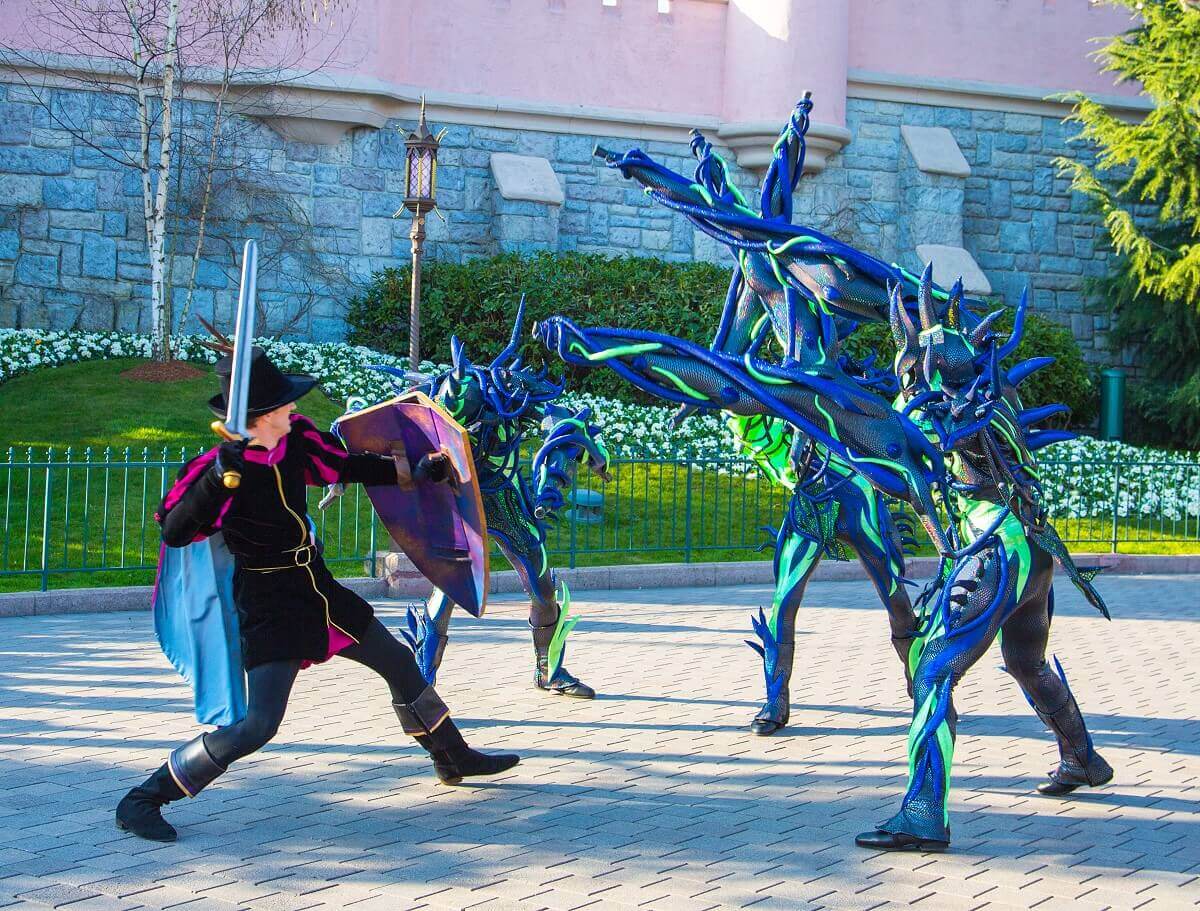 Prince Philip and thorny vines Prince Philip fights with sword and shield against the thorny vines