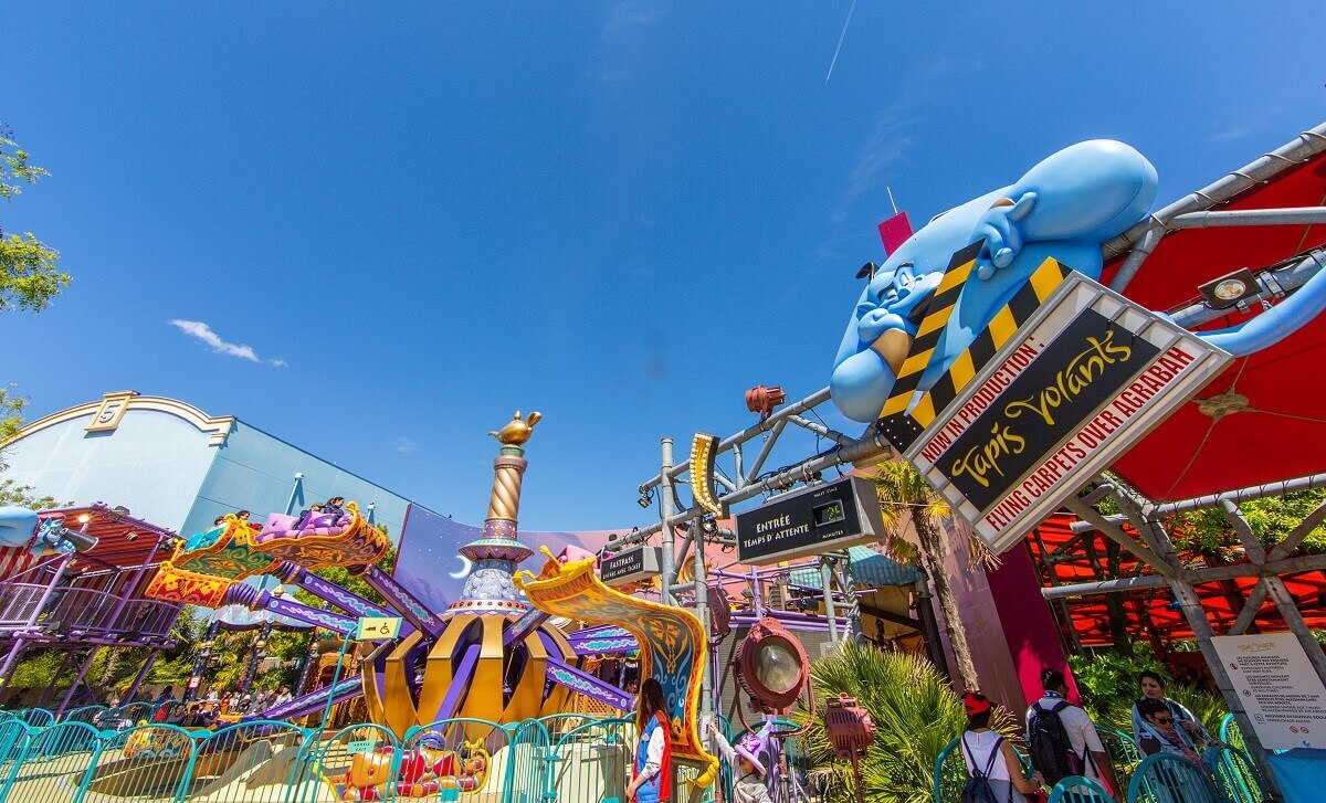 Flying Carpets over Agrabah at Toon Studios Flying Carpets over Agrabah, entrance and flying carousel