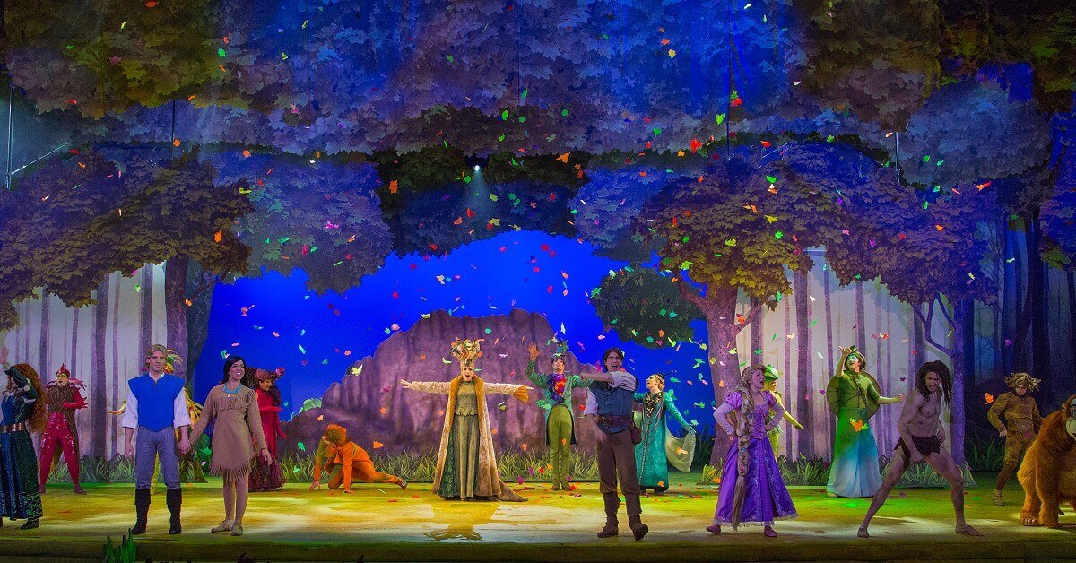 Forest of Enchantment Final scene from the show Forest of Enchantment in the Chaparral Theater