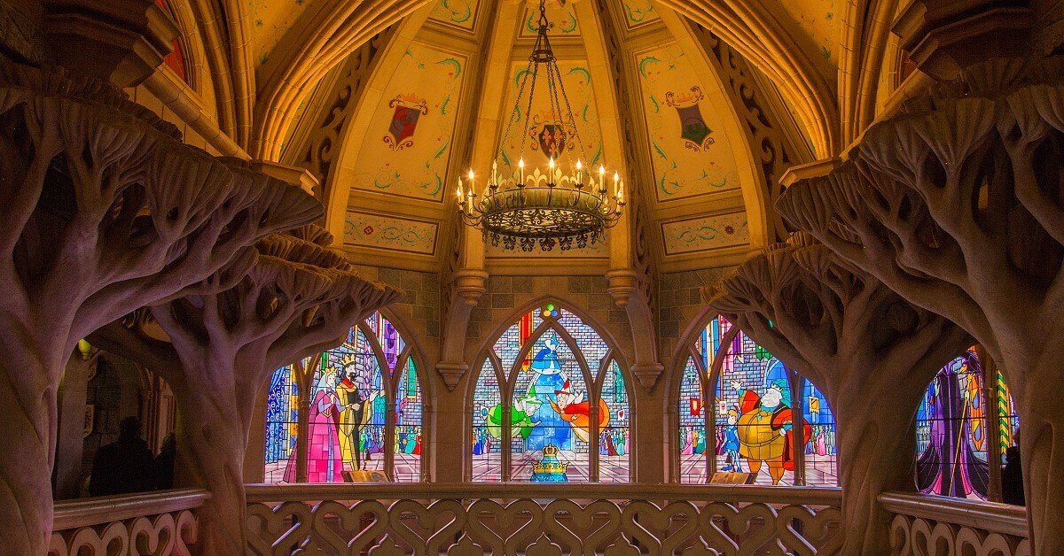 Galerie de la Belle au Bois Dormant Overview of the Galerie de la Belle au Bois Dormant, which tells the story of Sleeping Beauty