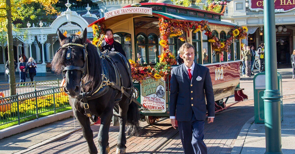 Horse-Drawn Streetcars A Horse-Drawn Streetcars car at Central Plaza