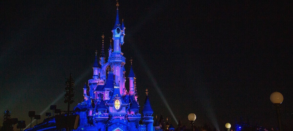 Disney Illuminations Start of the evening show Disney Illuminations