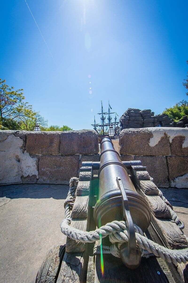 Cannon Close up of a large ship cannon
