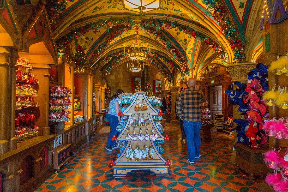 The Boutique du Chateau View inside the Boutique du Chateau in Sleeping Beauty Castle