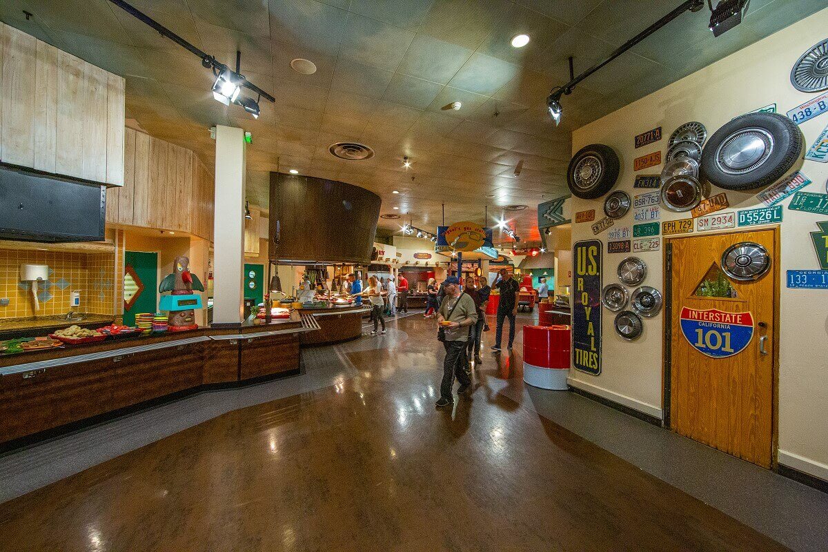 Buffet area La Cantina The buffet area at La Cantina