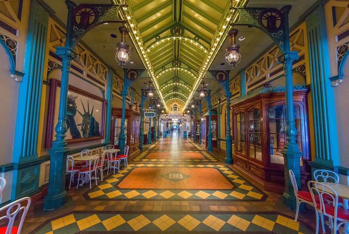 Wide shot of the Liberty Arcade from the direction of Casey's Corner Wide shot of the Liberty Arcade from the direction of Casey's Corner