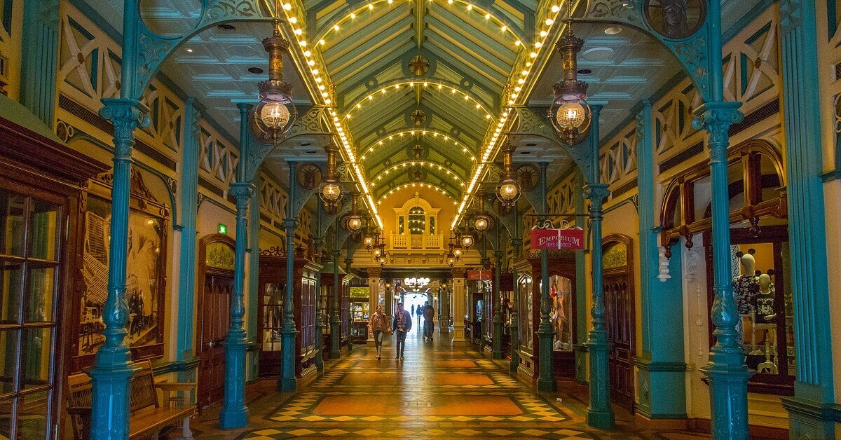 Liberty Arcade Glance into the Liberty Arcade, which tells the story of the Statue of Liberty