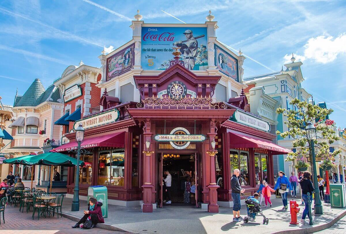 Main Street Motors Main Street Motors, red wood boarded up building at the corner of Market Street and Main Street.