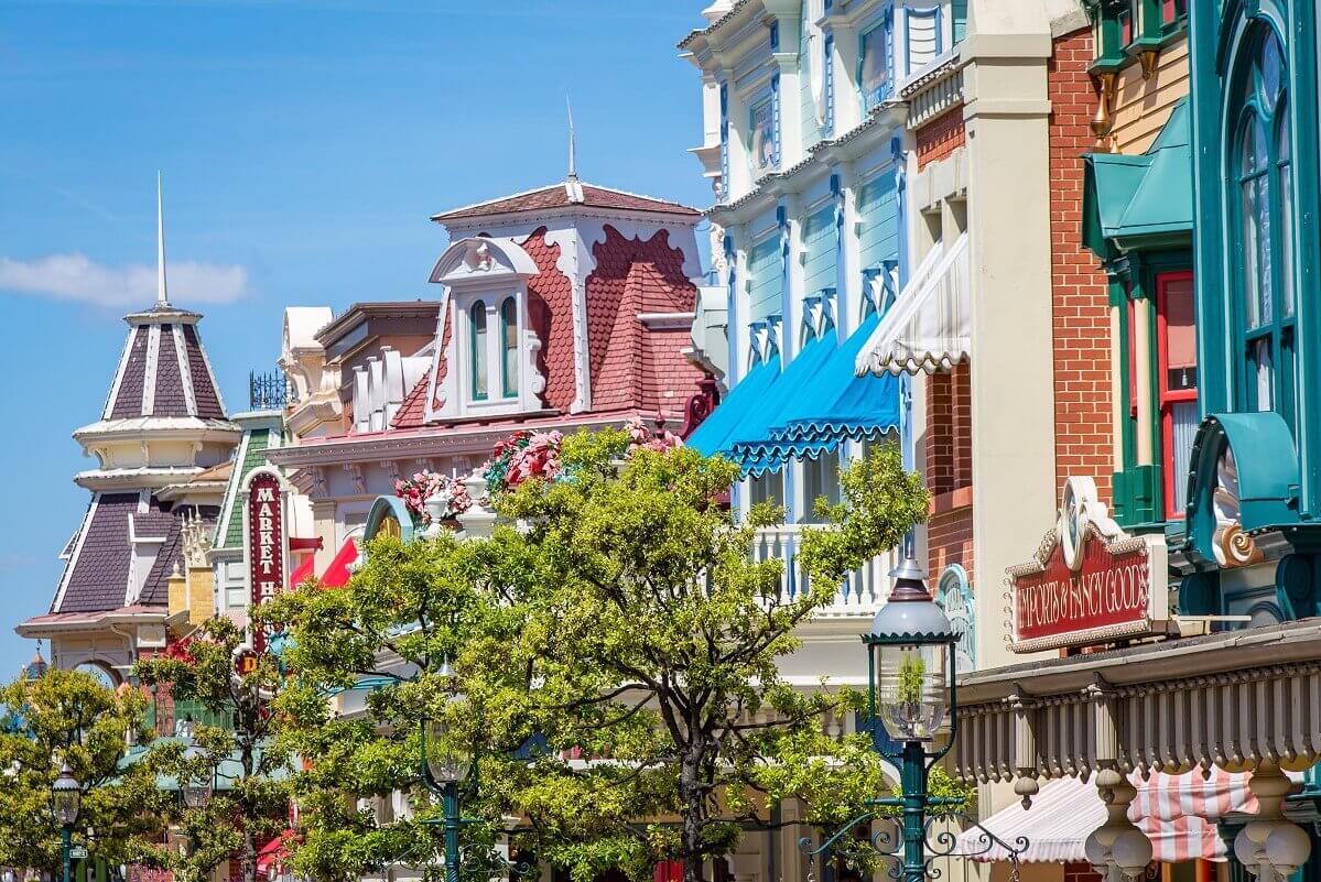The rooftops of Main Street U.S.A. The rooftops of Main Street U.S.A.