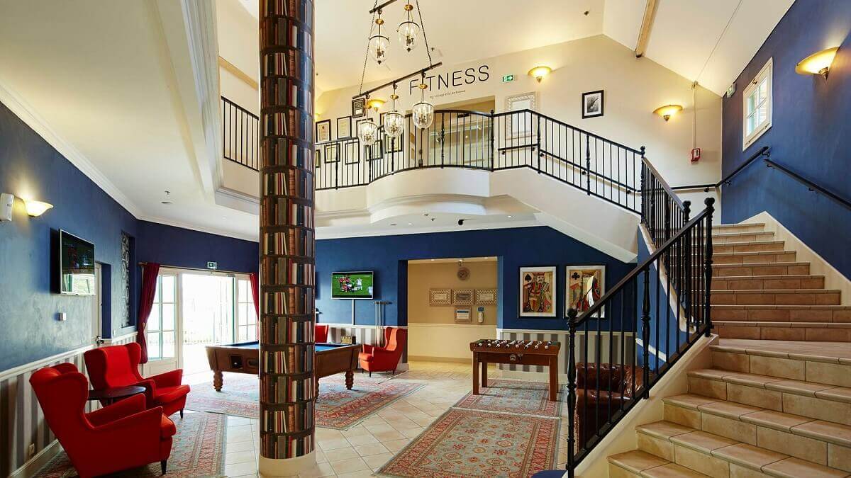 Fitness & Leisure Center The Fitness & Recreation Center at Marriott Village with pool table, foosball table and red wing chairs