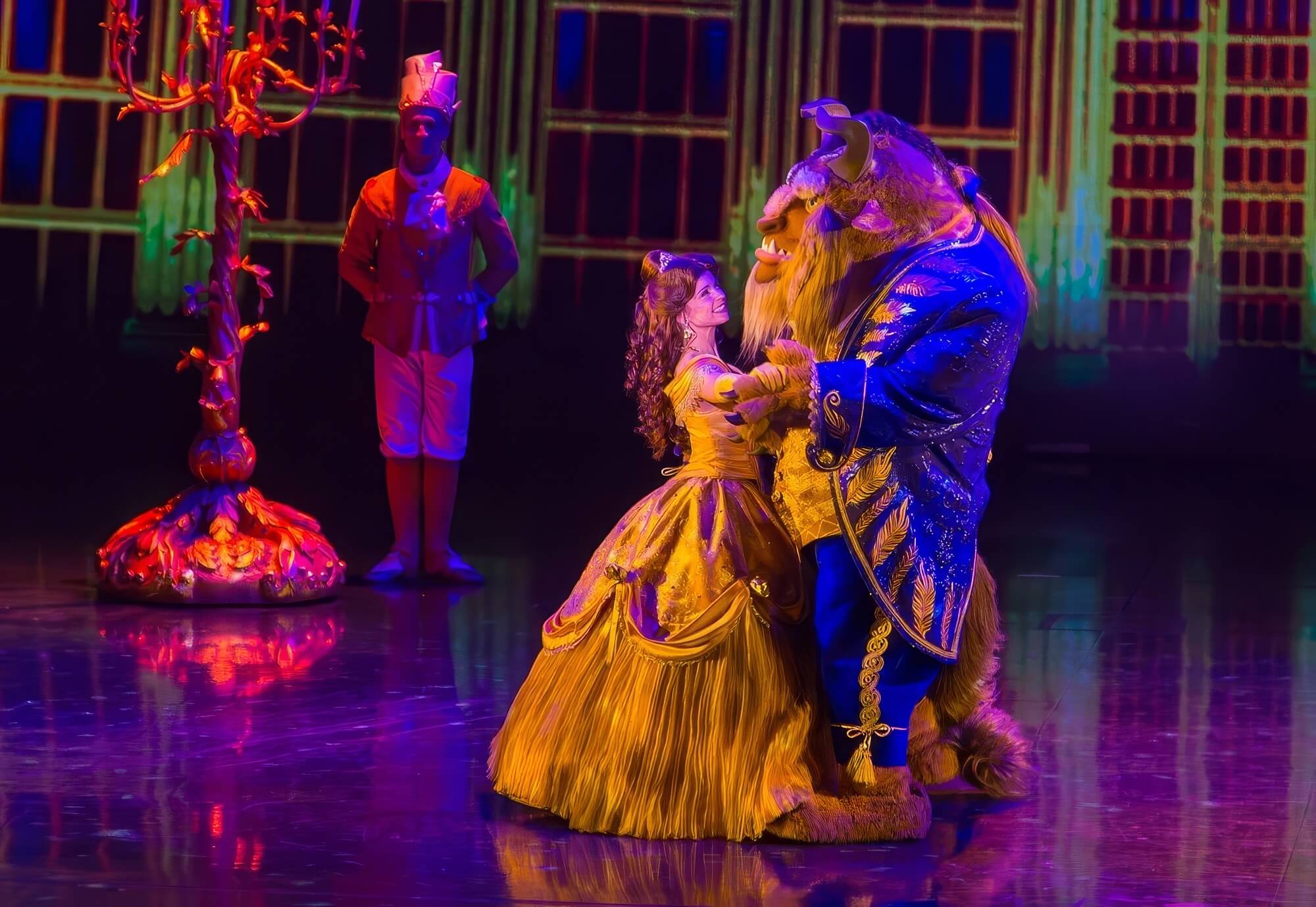 Belle & Beast at the dance Belle & Beast at the dance