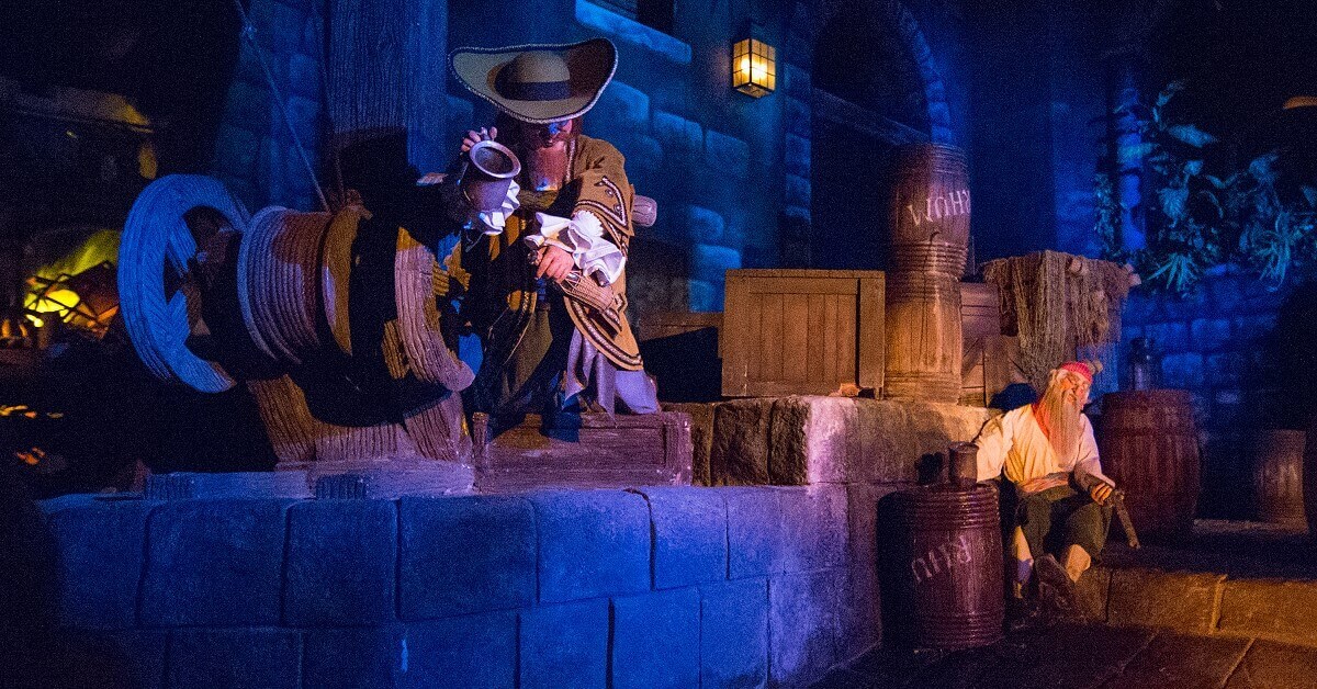 Pirates of the Caribbean at Disneyland Paris Pirate with jug at Pirates of the Caribbean