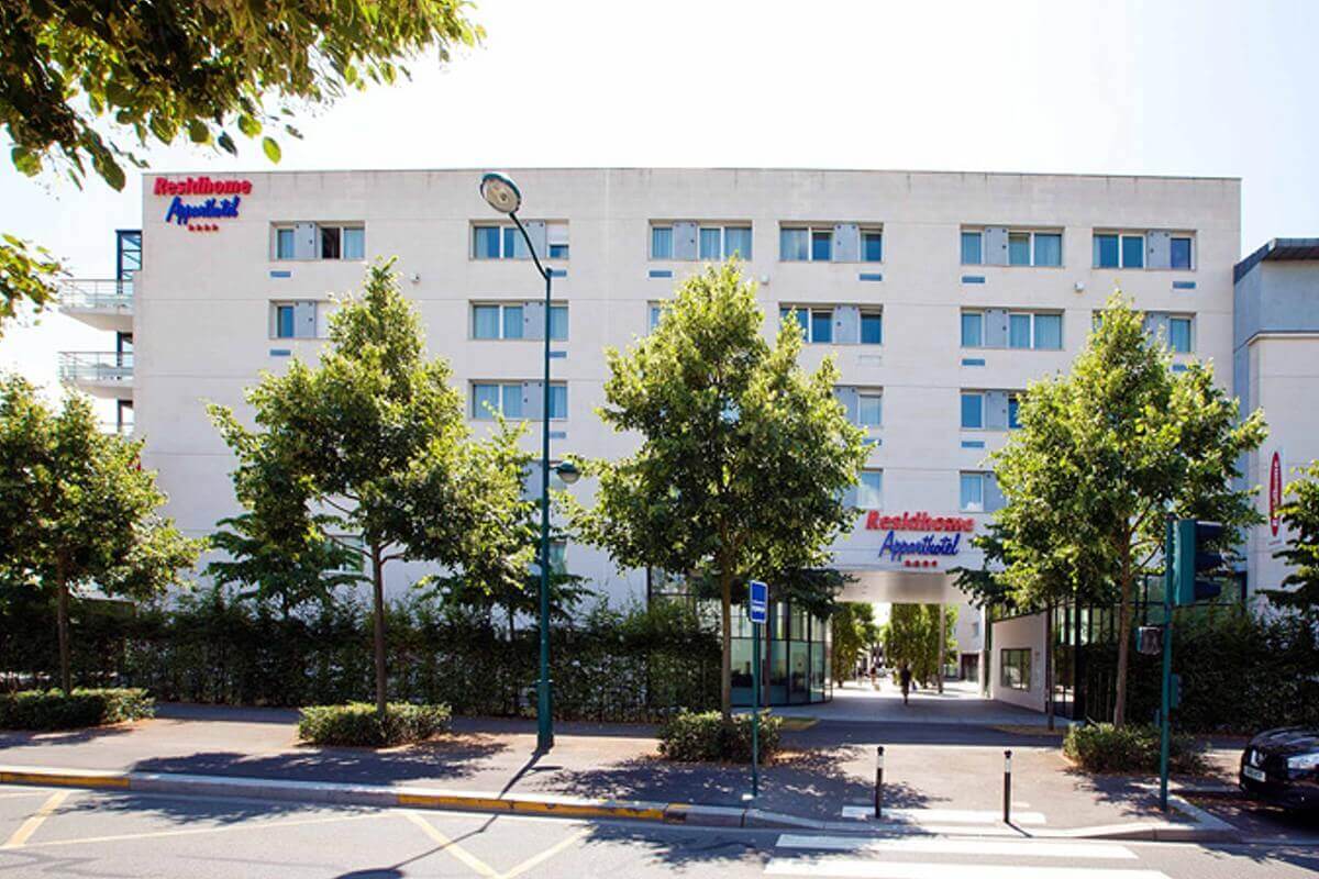 Residhome Apparthotel View on the building of the Residhome Apparthotel in Val d'Europe