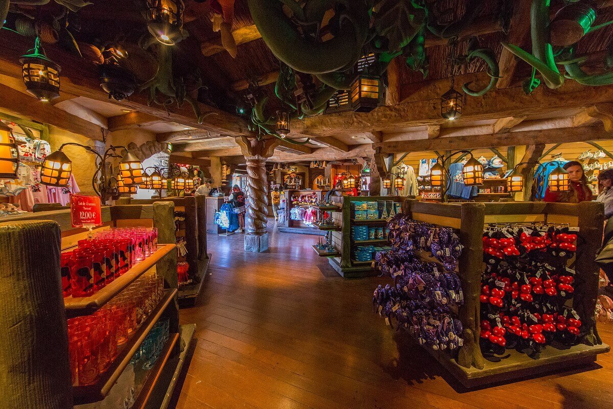 Interior of Sir Mickey's Boutique View into the interior of Sir Mickey's boutique with a large sales area