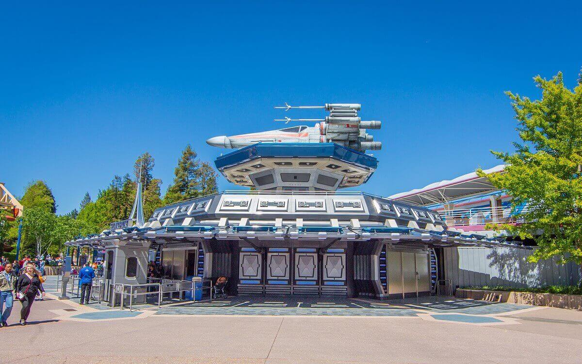 Exterior view of the Starport View from the outside of the Starport building in Discoveryland