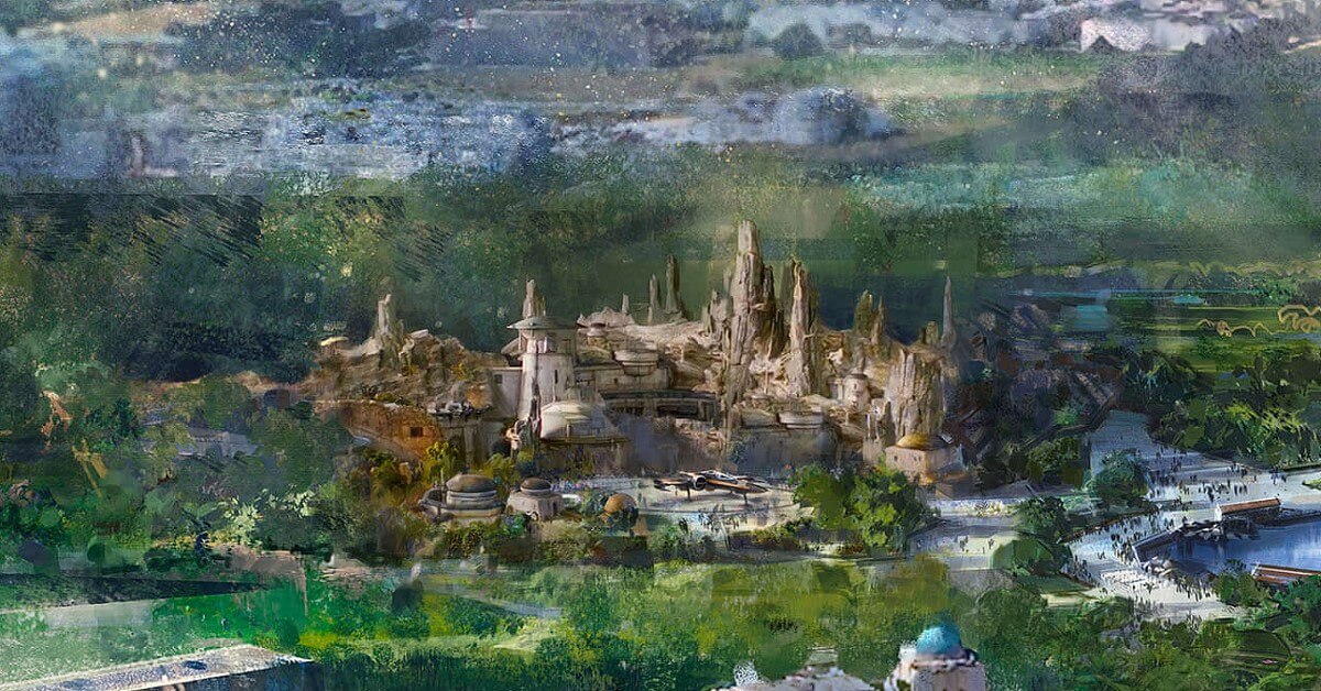 Star Wars Land Concept Art for Star Wars Land