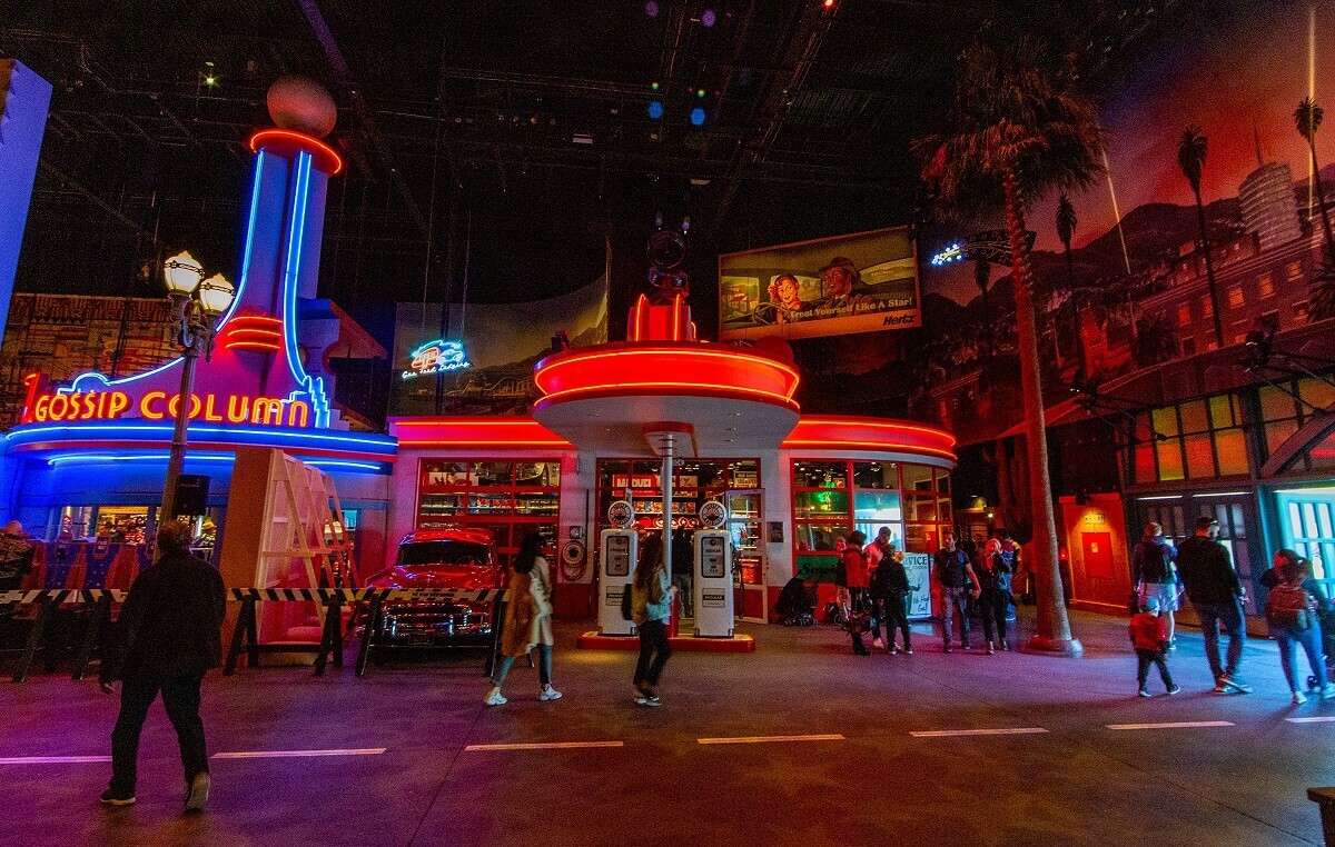 Gossip Column & Gas Station Gossip Column & Gas Station Nightly Themed