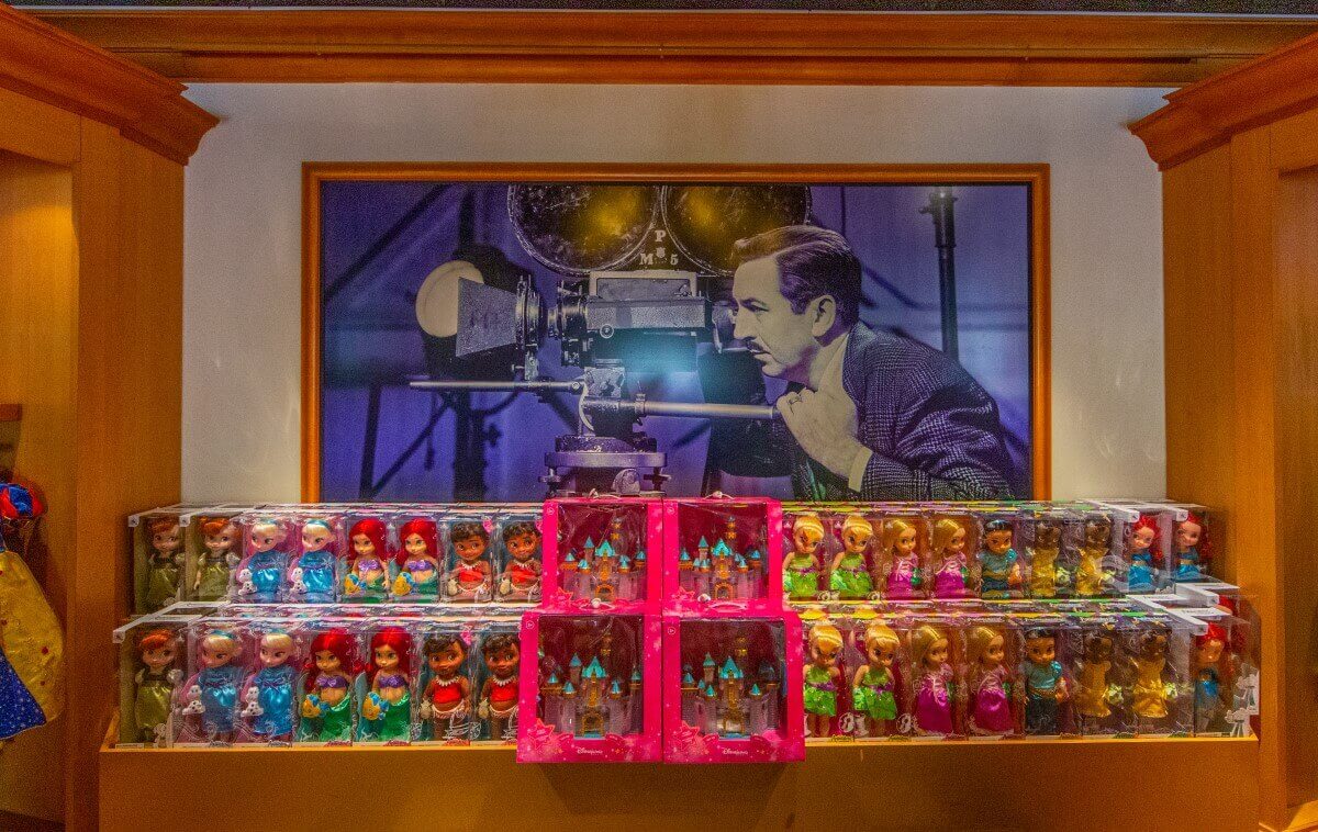 Walt Disney on the film set Picture of Walt Disney on a movie set operating a movie camera