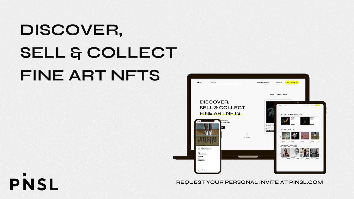 PINSL Launches Fine Art NFT Platform